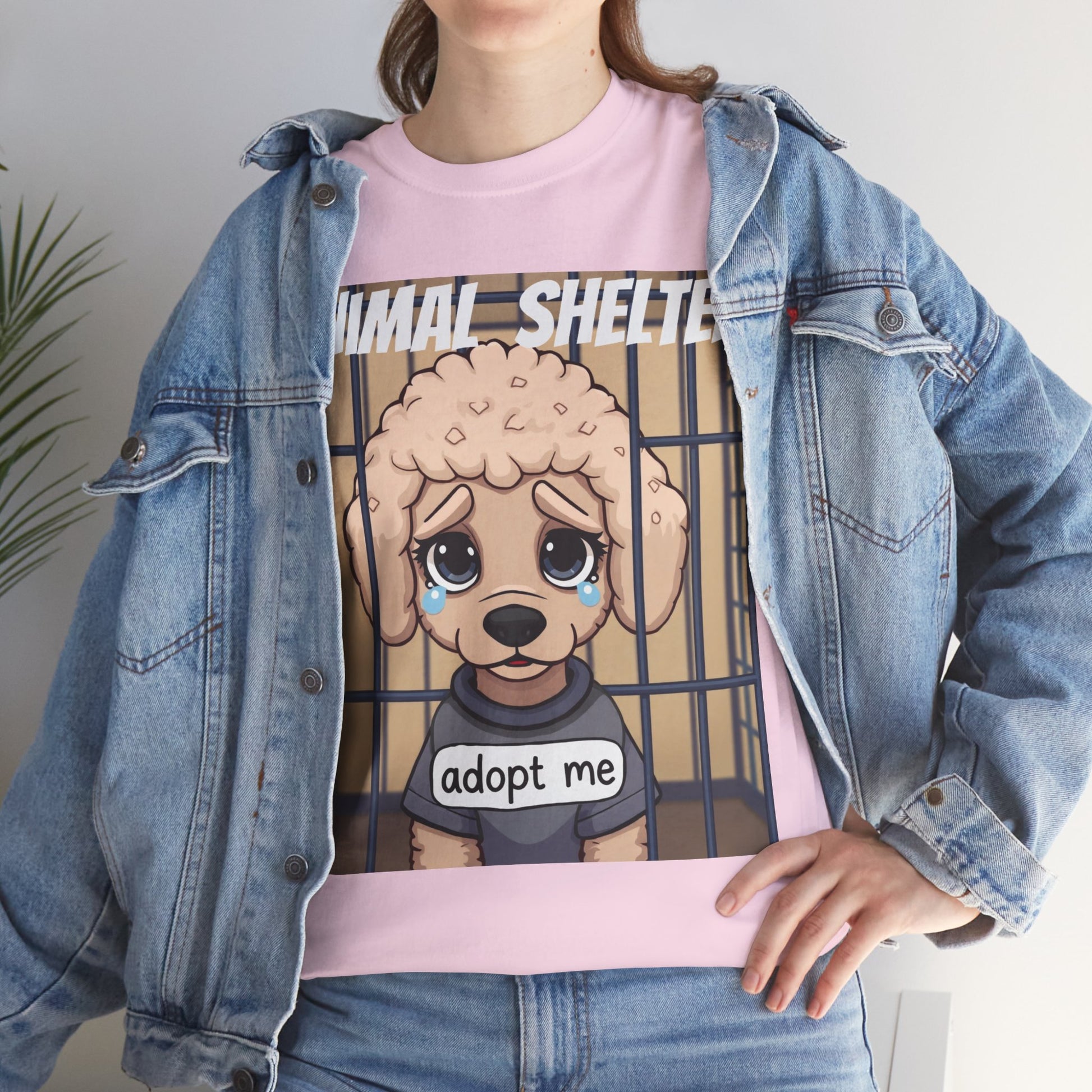 Adopt a Pet, Poodle Animal Shelter T Shirt - Pets Bargains
