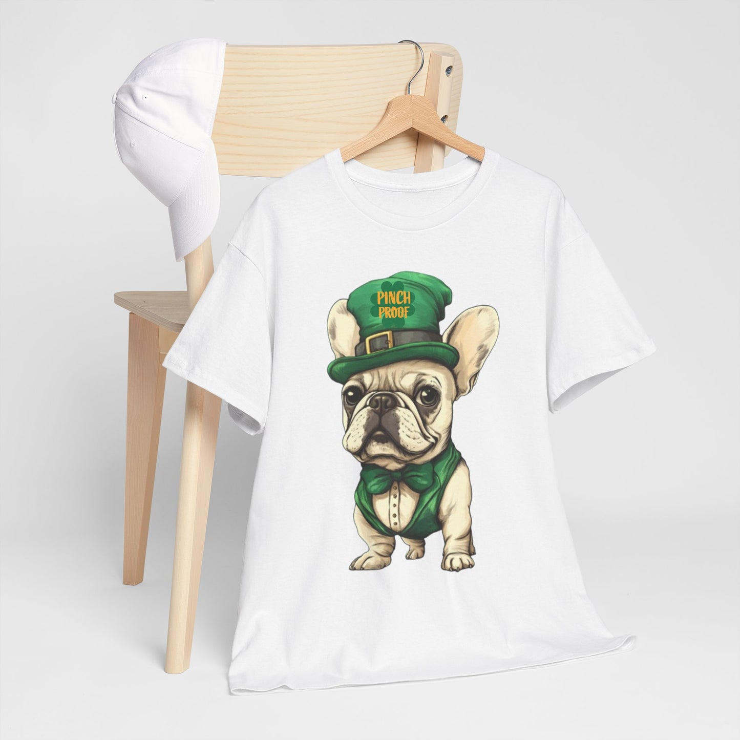 New Arrival-St Patrick's French Bulldog Tee - Pets Bargains