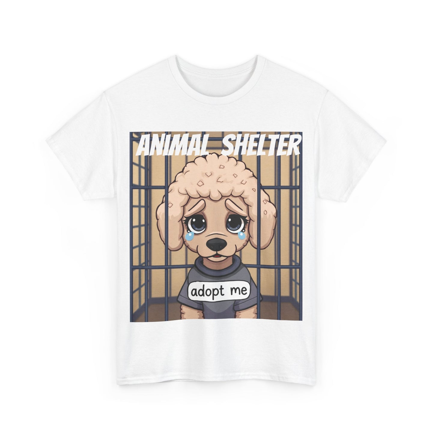 Adopt a Pet, Poodle Animal Shelter T Shirt - Pets Bargains