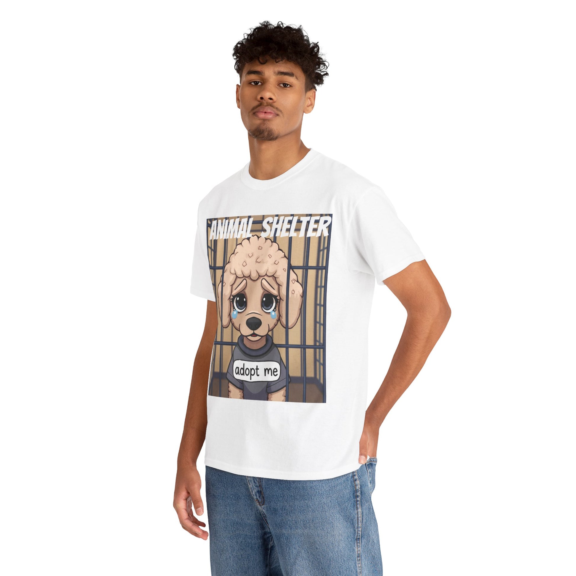 Adopt a Pet, Poodle Animal Shelter T Shirt - Pets Bargains