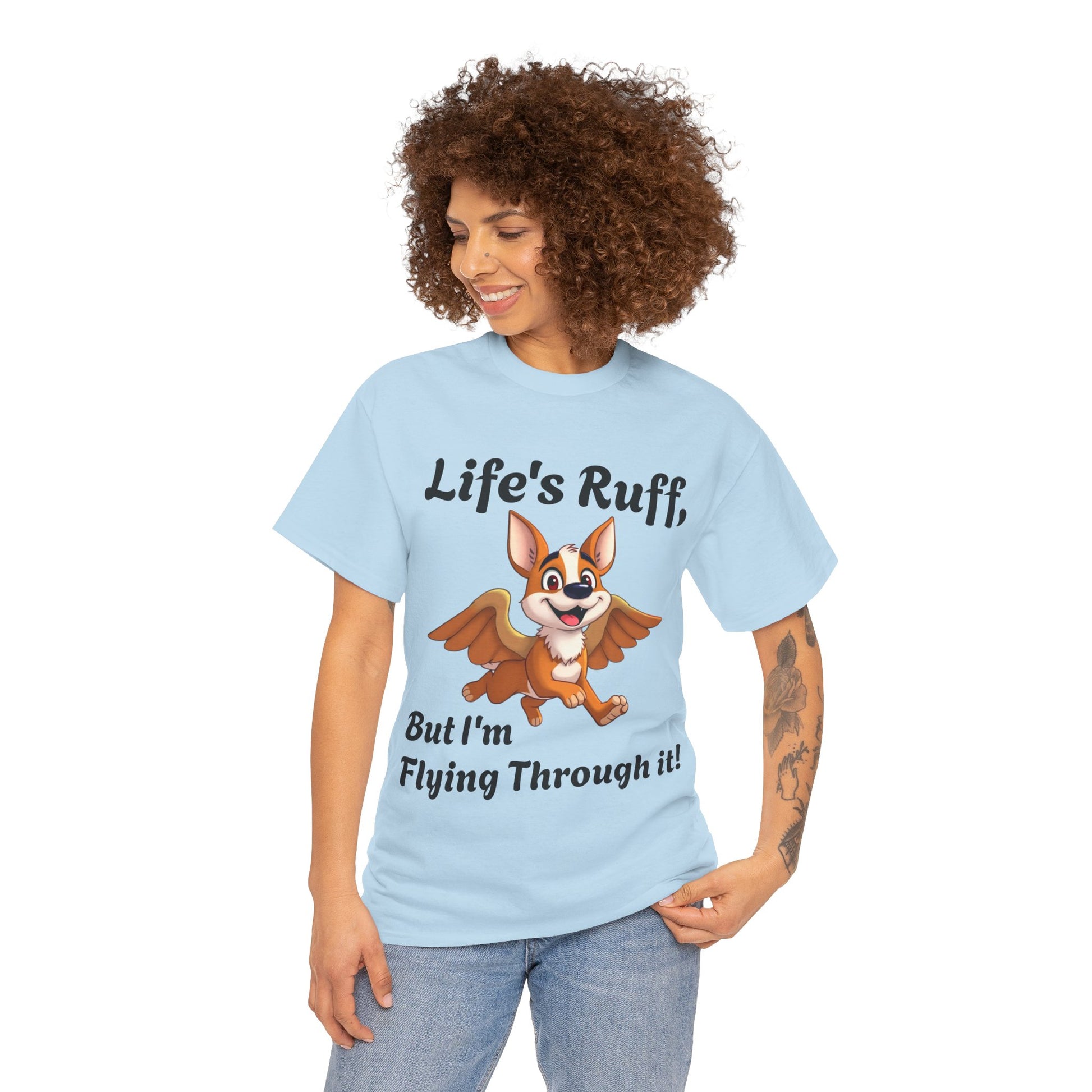 Life's Ruff Tee - Fun Dog Design for Animal Lovers - Pets Bargains