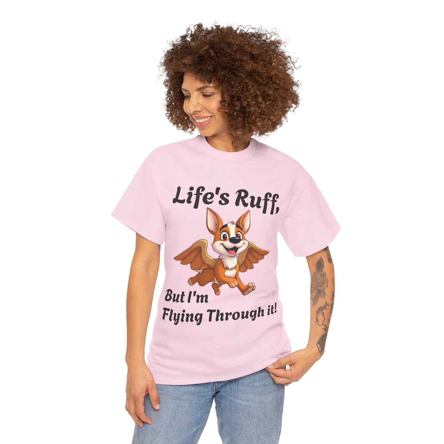 Life's Ruff Tee - Fun Dog Design for Animal Lovers - Pets Bargains