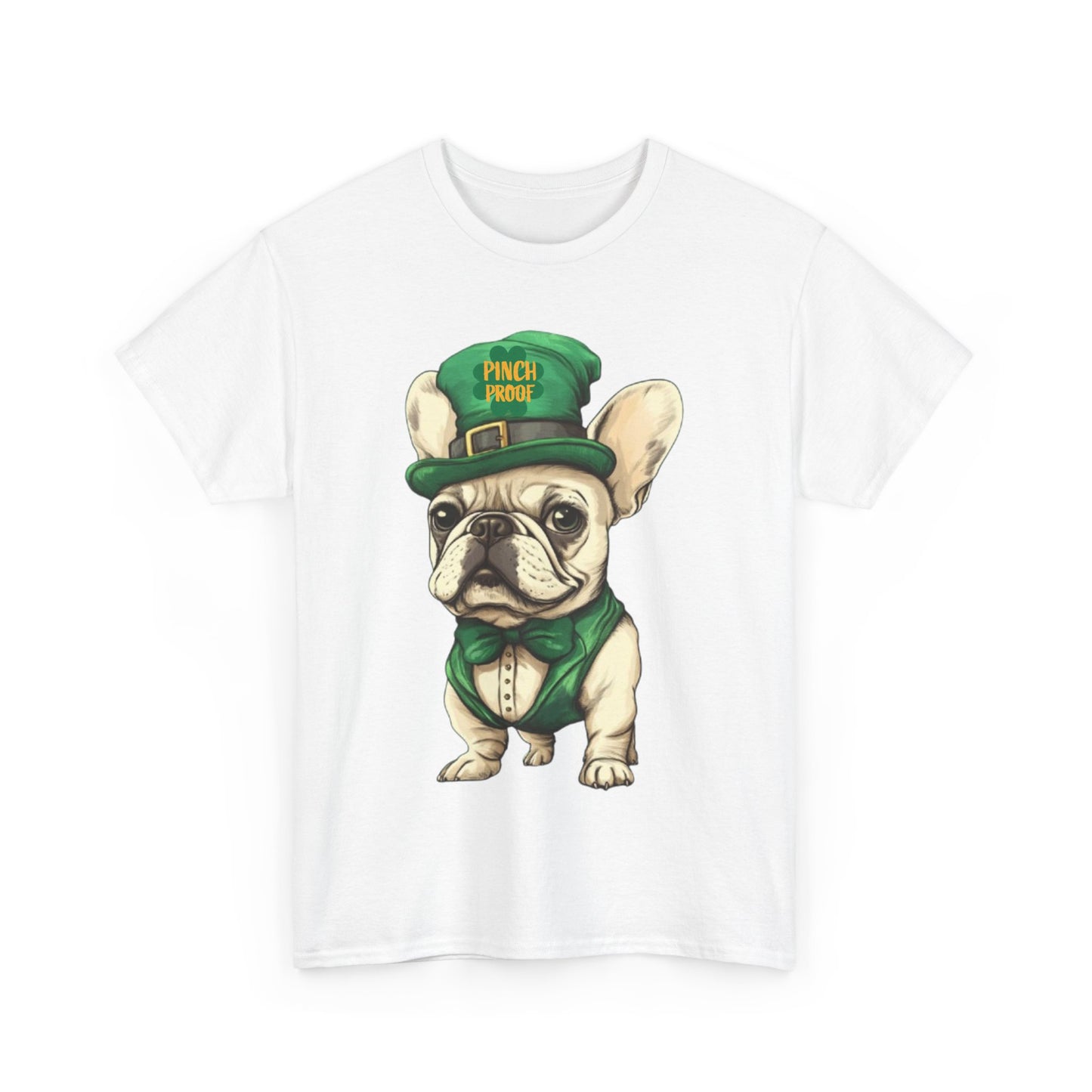 New Arrival-St Patrick's French Bulldog Tee - Pets Bargains
