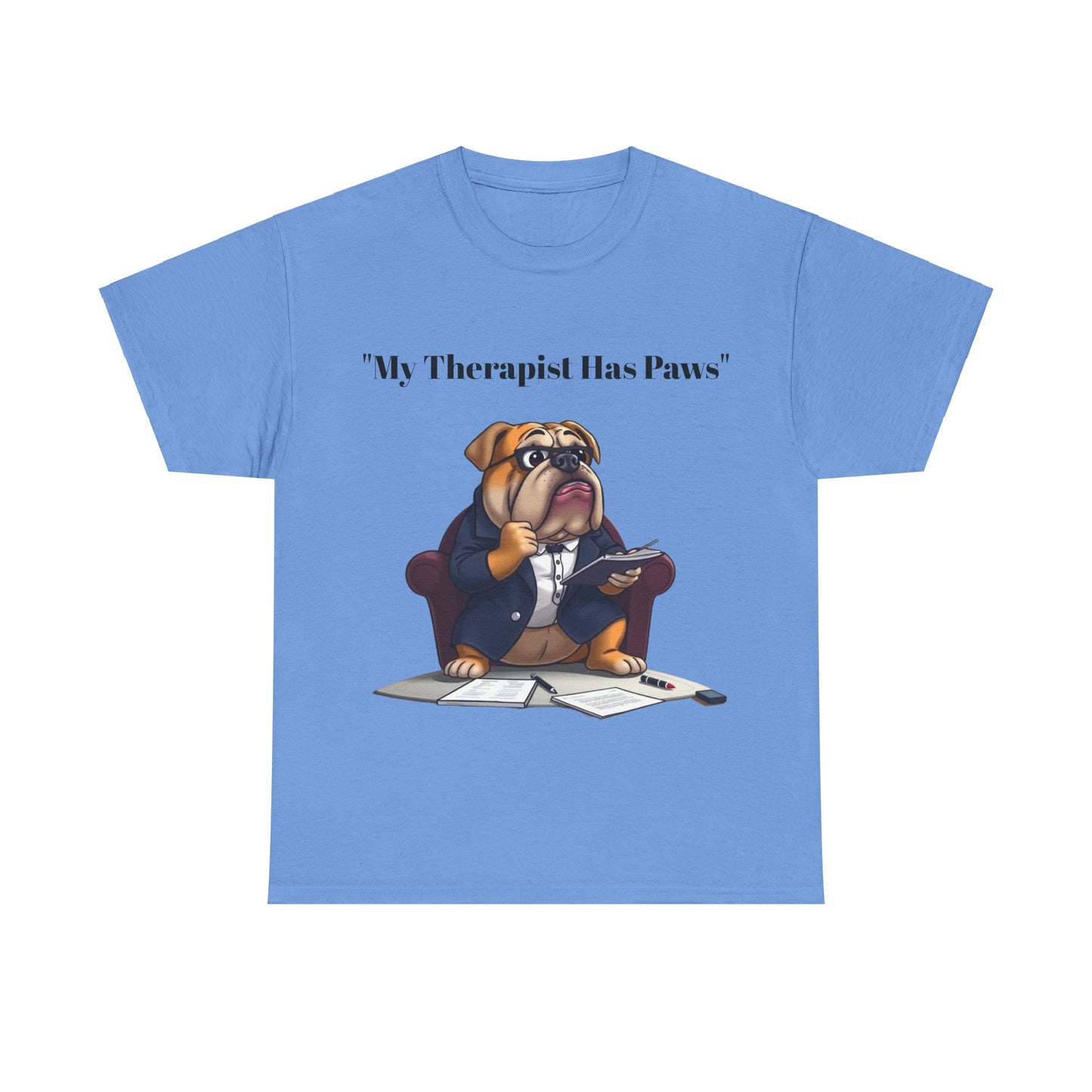 My Therapist Has Paws- Exclusive T Shirt only at Pets Bargains - Pets Bargains