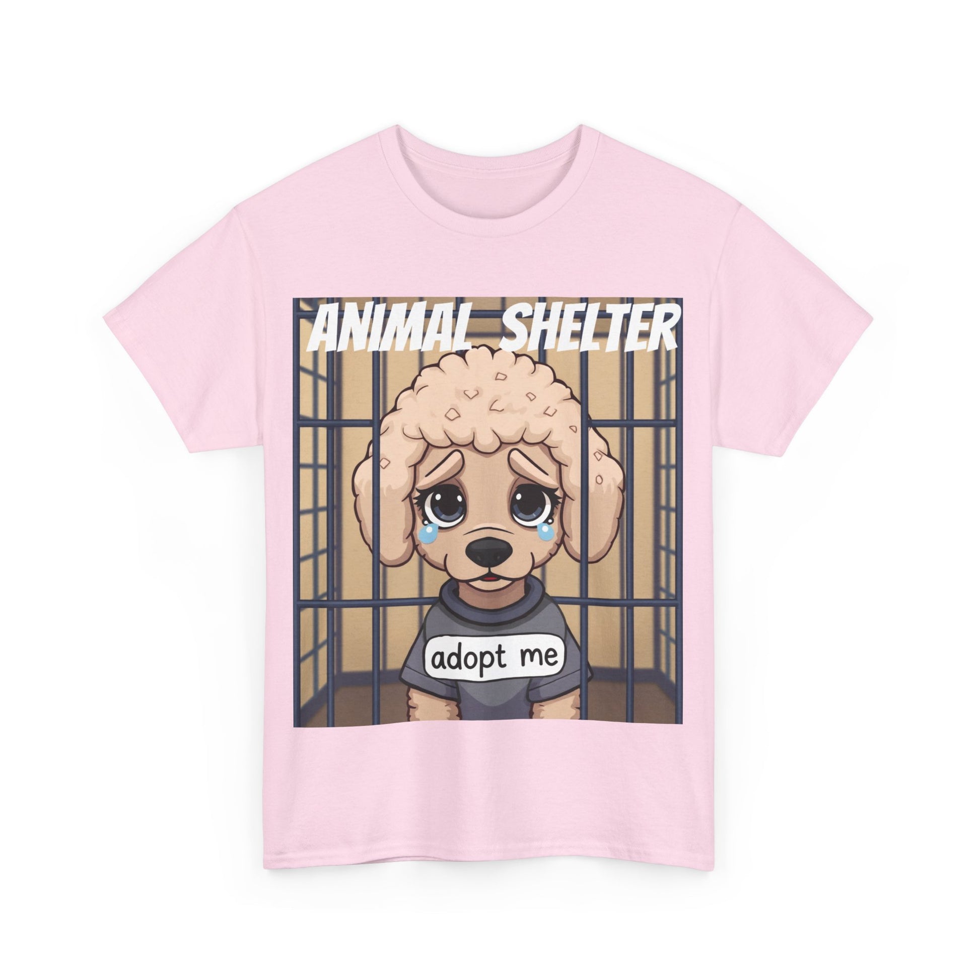 Adopt a Pet, Poodle Animal Shelter T Shirt - Pets Bargains