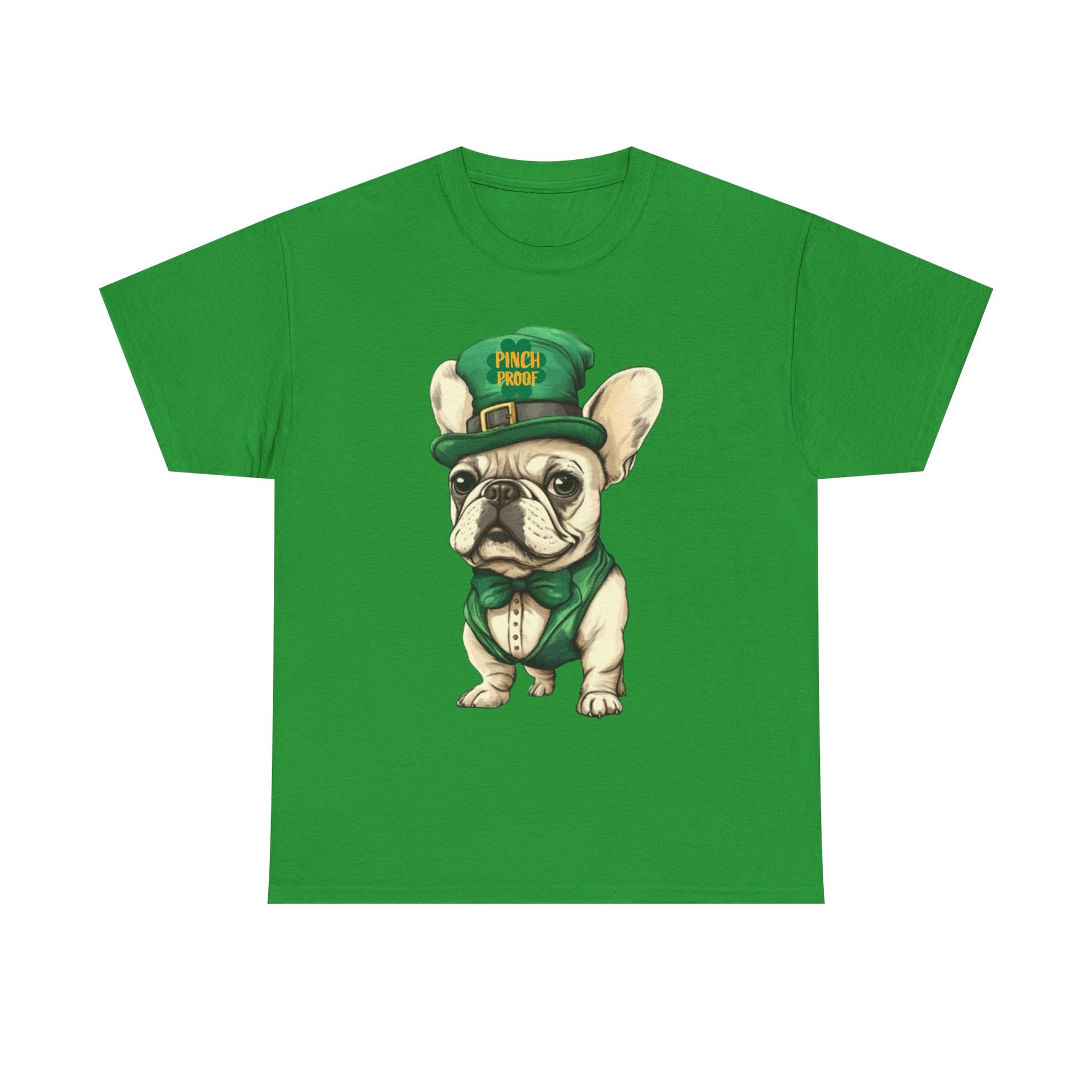 New Arrival-St Patrick's French Bulldog Tee - Pets Bargains