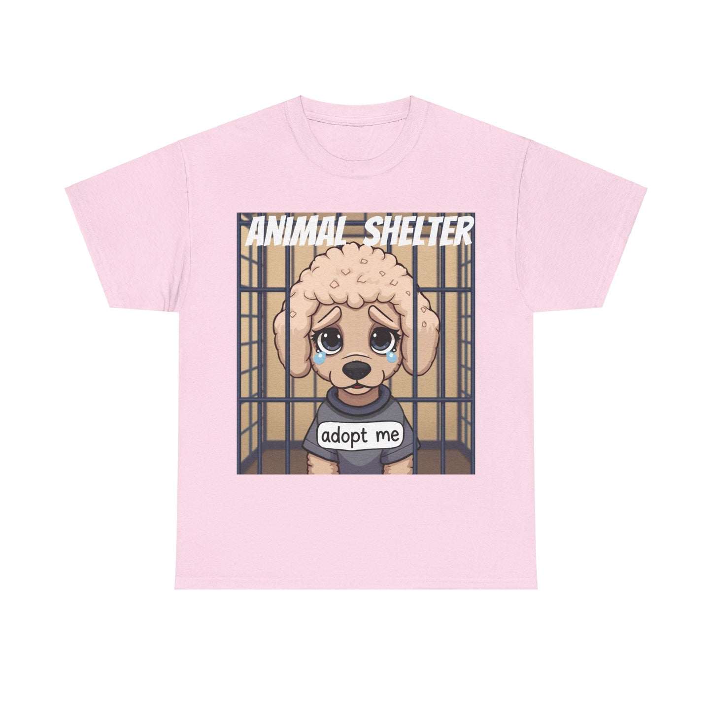 Adopt a Pet, Poodle Animal Shelter T Shirt - Pets Bargains