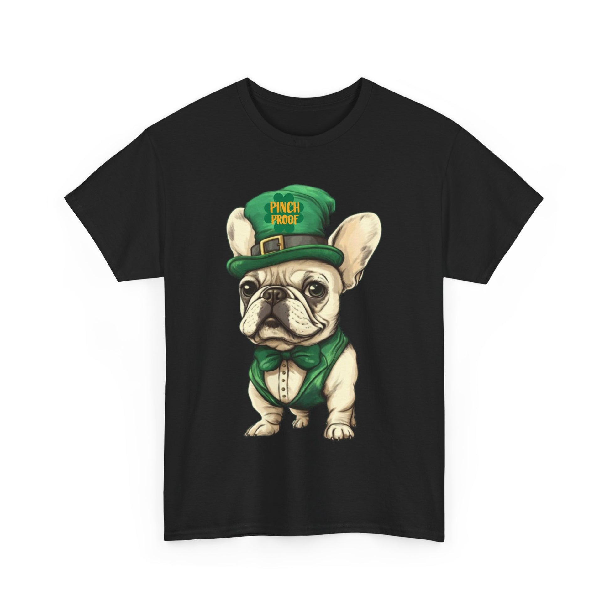 New Arrival-St Patrick's French Bulldog Tee - Pets Bargains