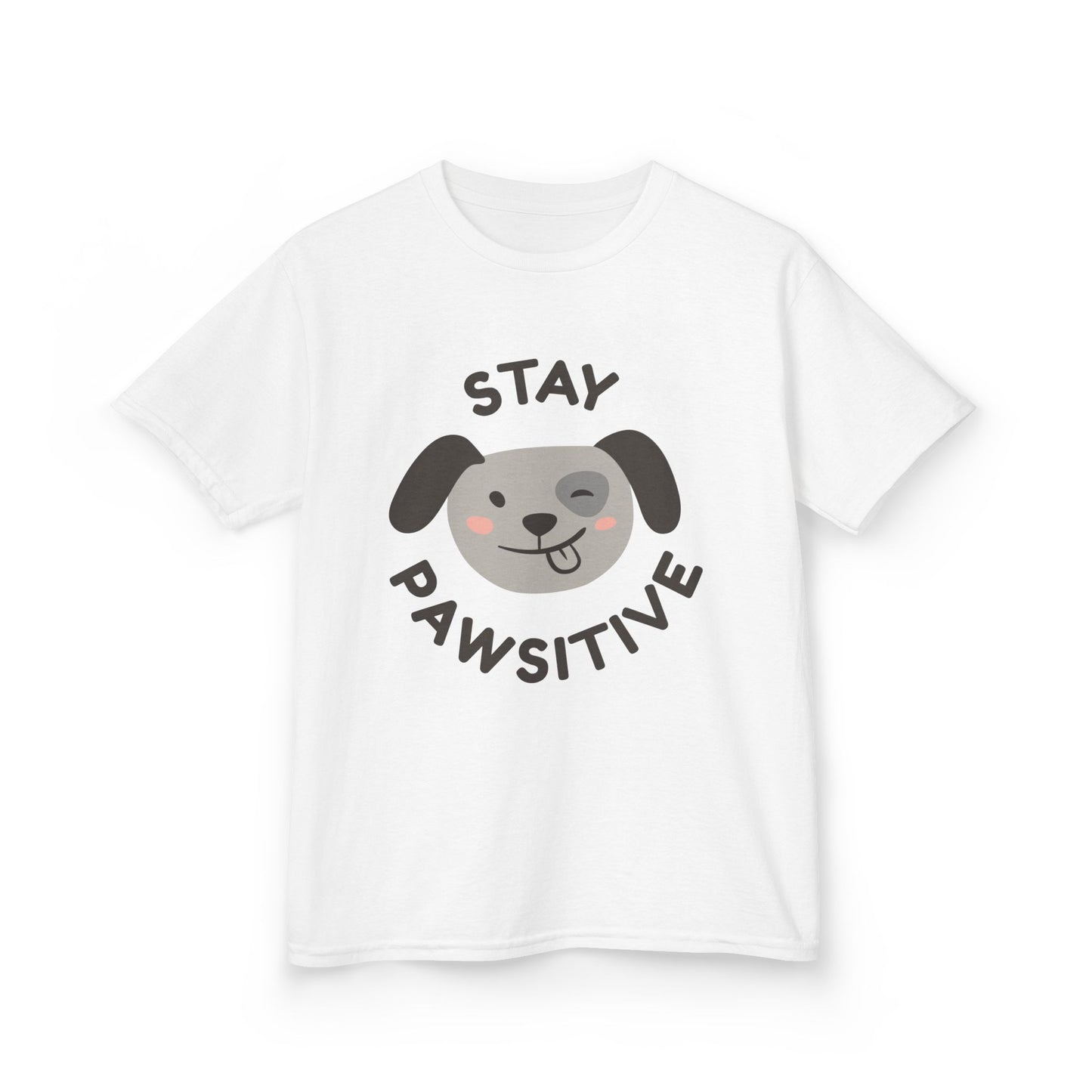 Fantastic Stay Pawsitive Kids T Shirt - Pets Bargains