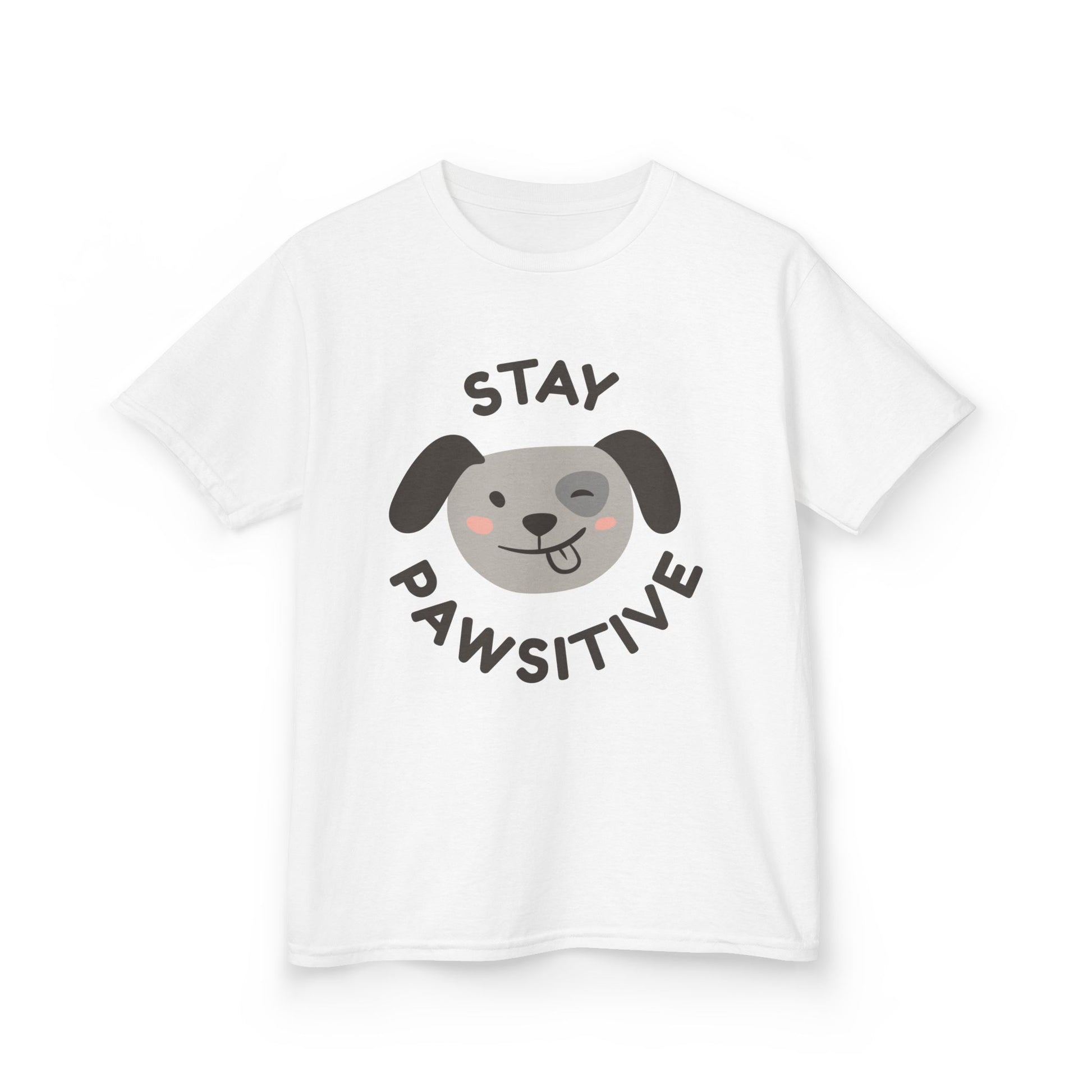 Fantastic Stay Pawsitive Kids T Shirt - Pets Bargains