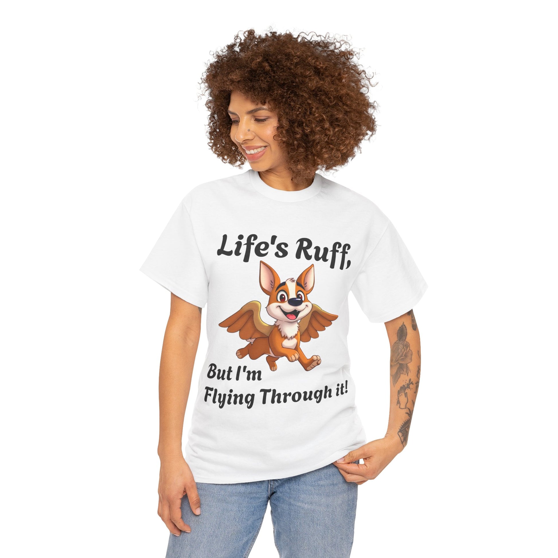 Life's Ruff Tee - Fun Dog Design for Animal Lovers - Pets Bargains