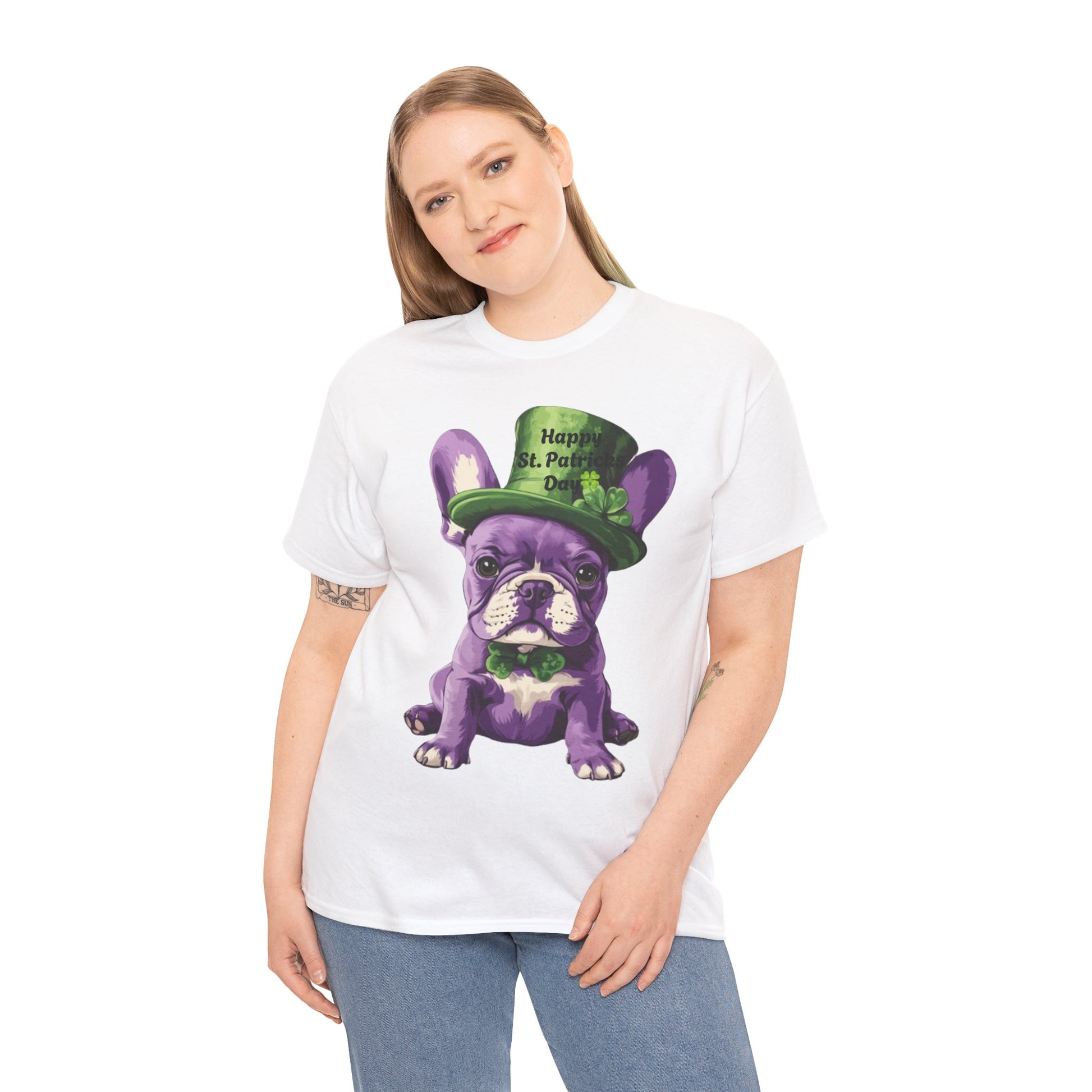 Funny French Bulldog St. Patrick's T-Shirt - Pets Bargains