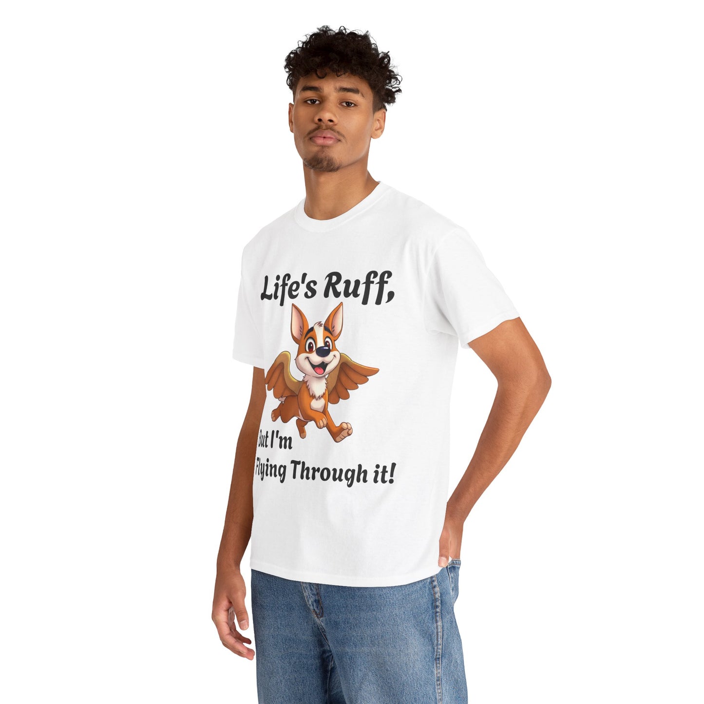 Life's Ruff Tee - Fun Dog Design for Animal Lovers - Pets Bargains