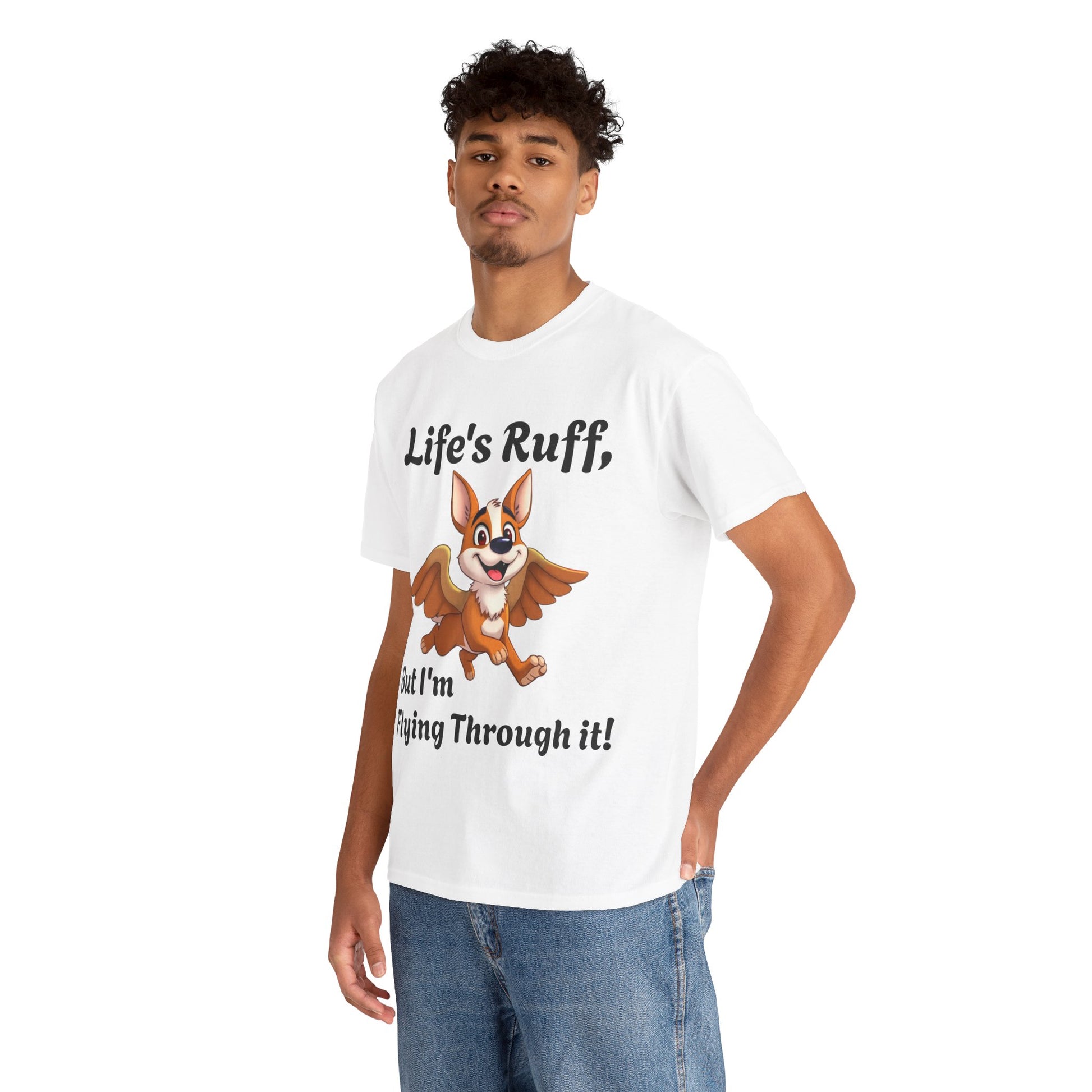 Life's Ruff Tee - Fun Dog Design for Animal Lovers - Pets Bargains