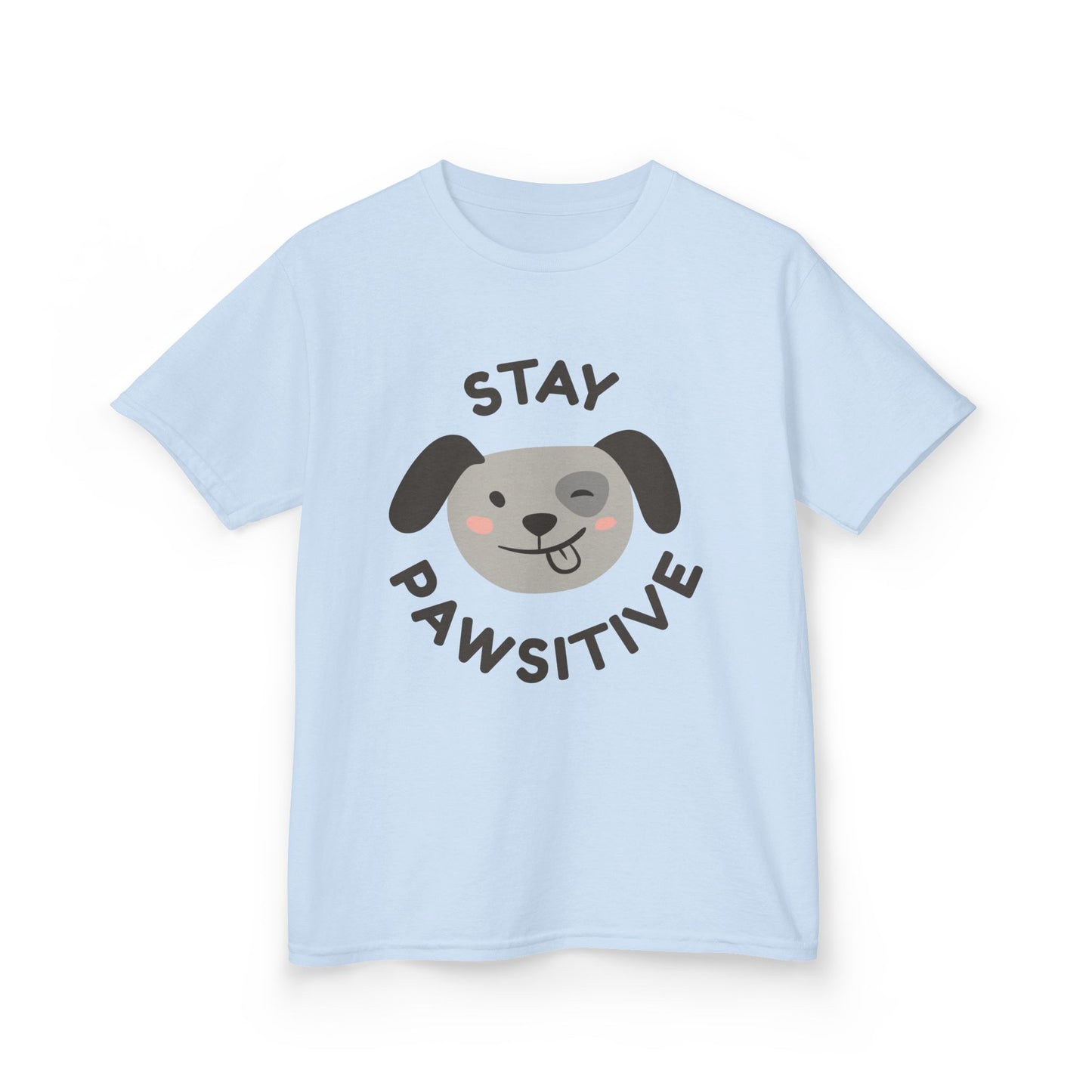 Fantastic Stay Pawsitive Kids T Shirt - Pets Bargains