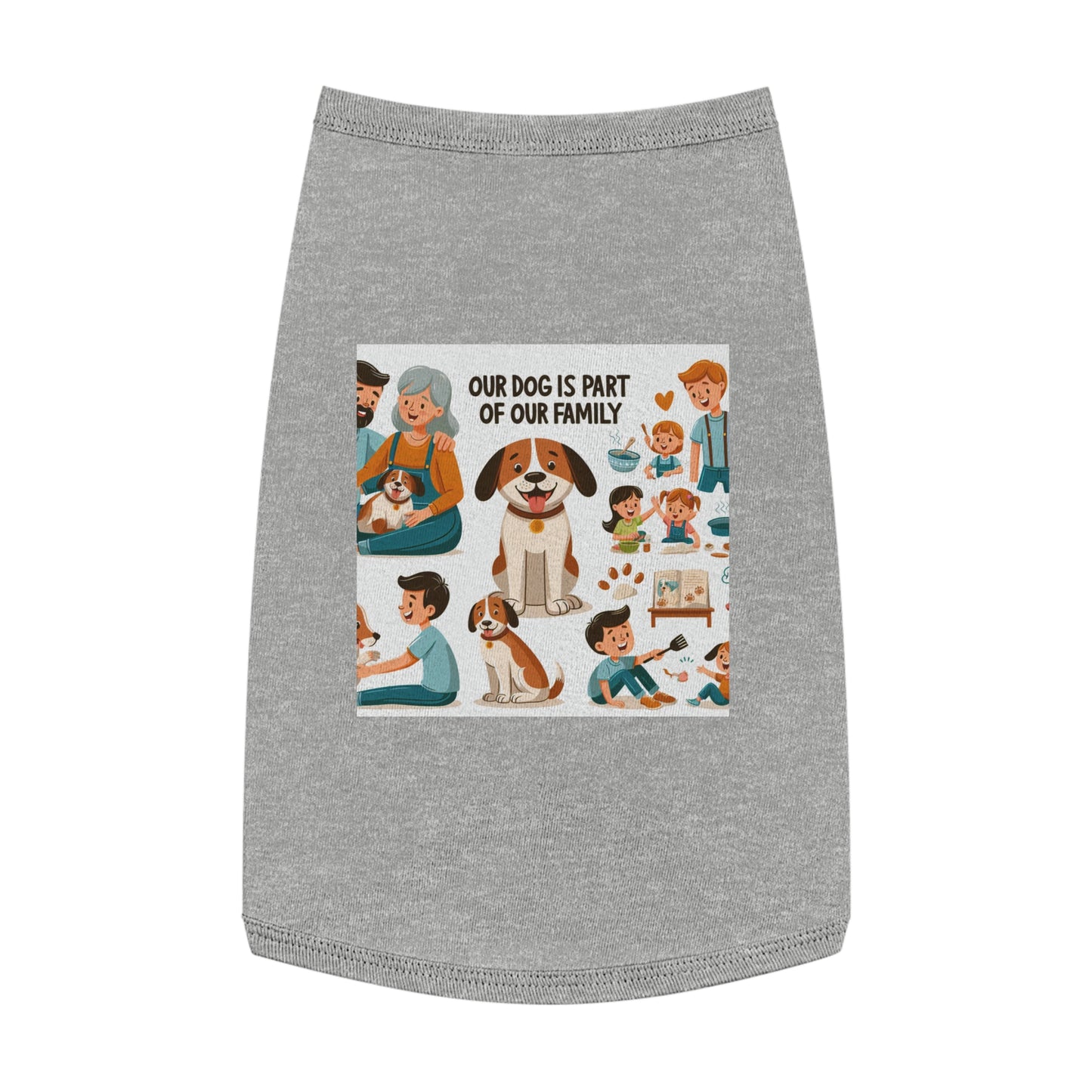 Our Dog is part of our Family- Exclusive Dog Tank Top is finally here. - Pets Bargains