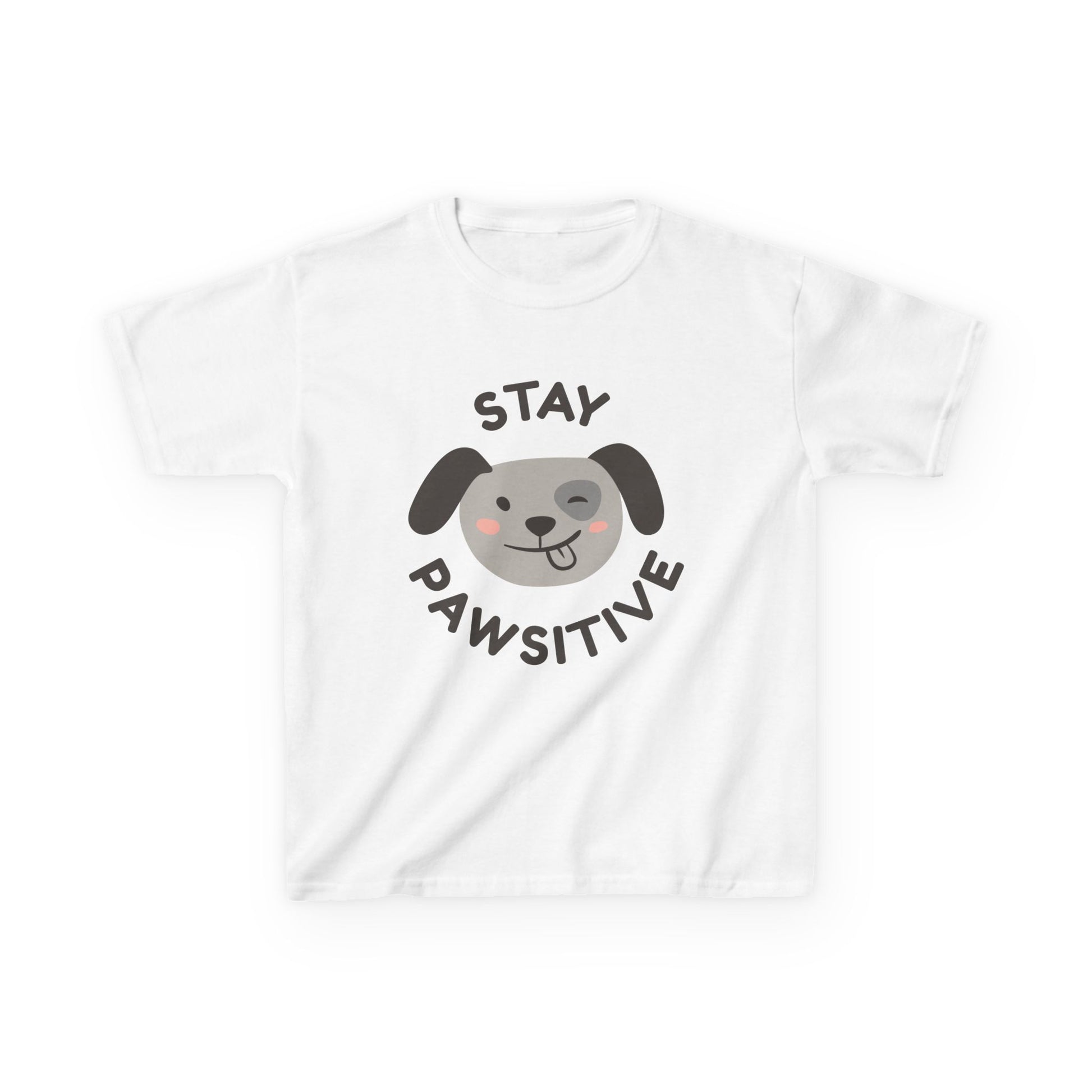 Fantastic Stay Pawsitive Kids T Shirt - Pets Bargains