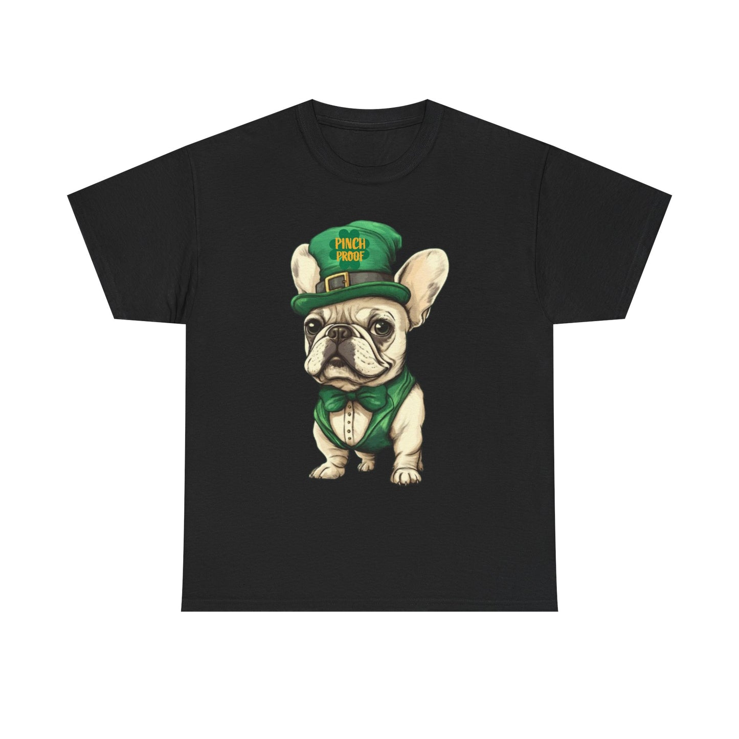 New Arrival-St Patrick's French Bulldog Tee - Pets Bargains