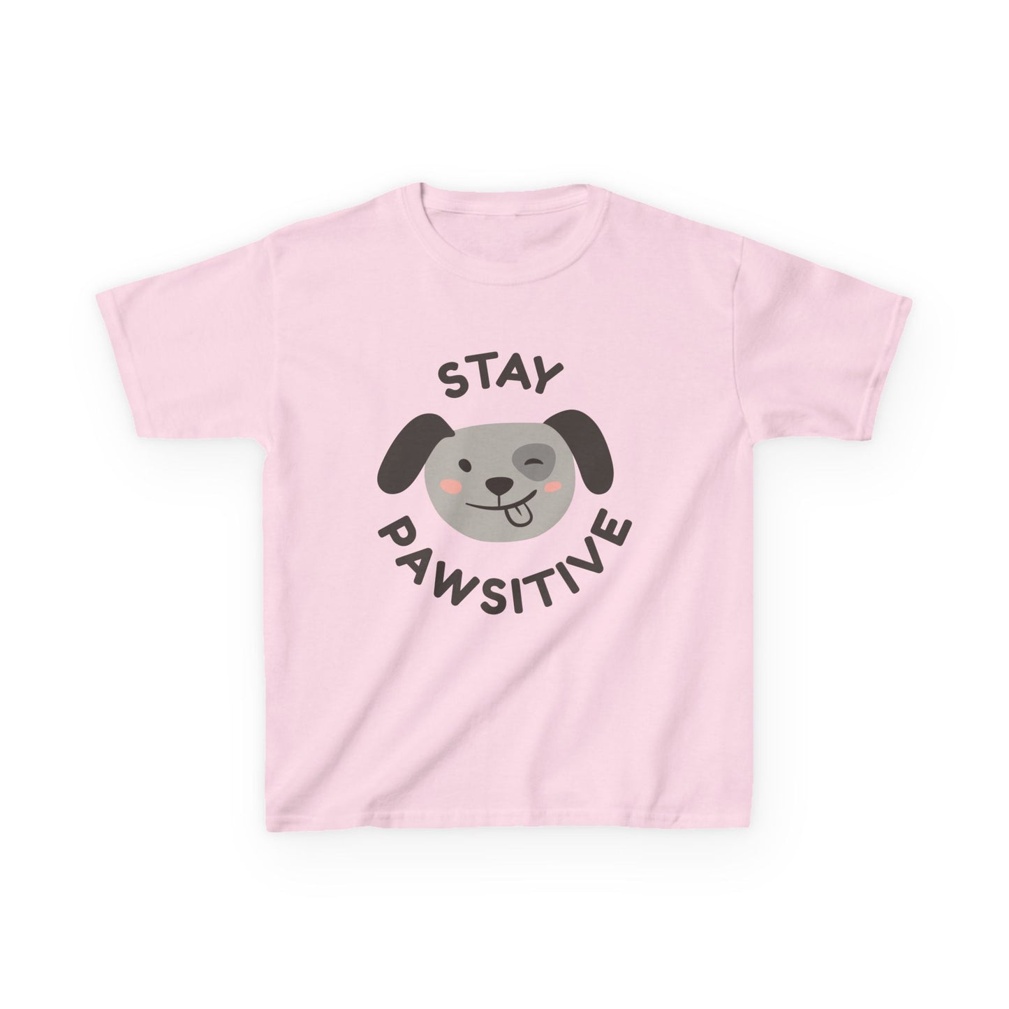Fantastic Stay Pawsitive Kids T Shirt - Pets Bargains