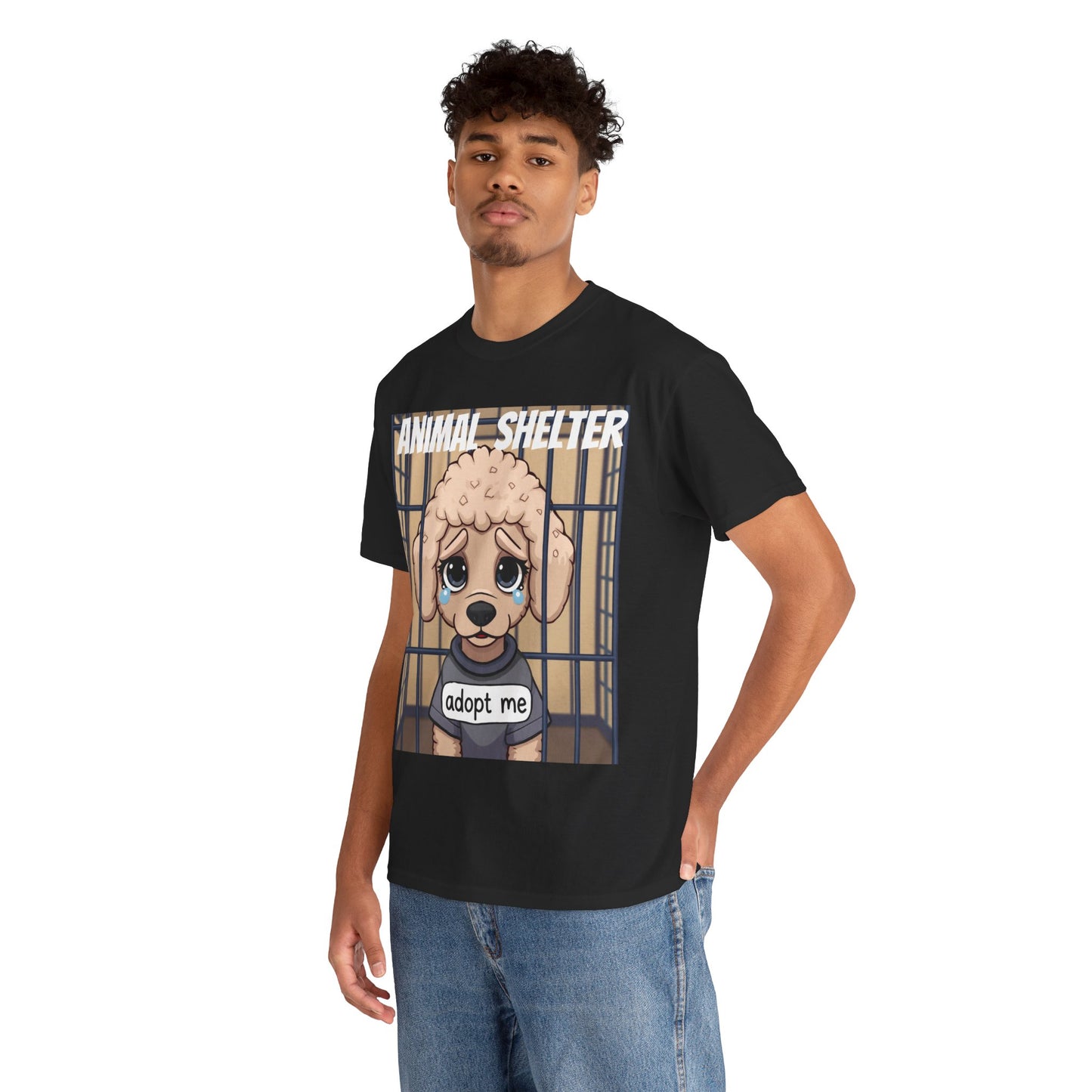 Adopt a Pet, Poodle Animal Shelter T Shirt - Pets Bargains