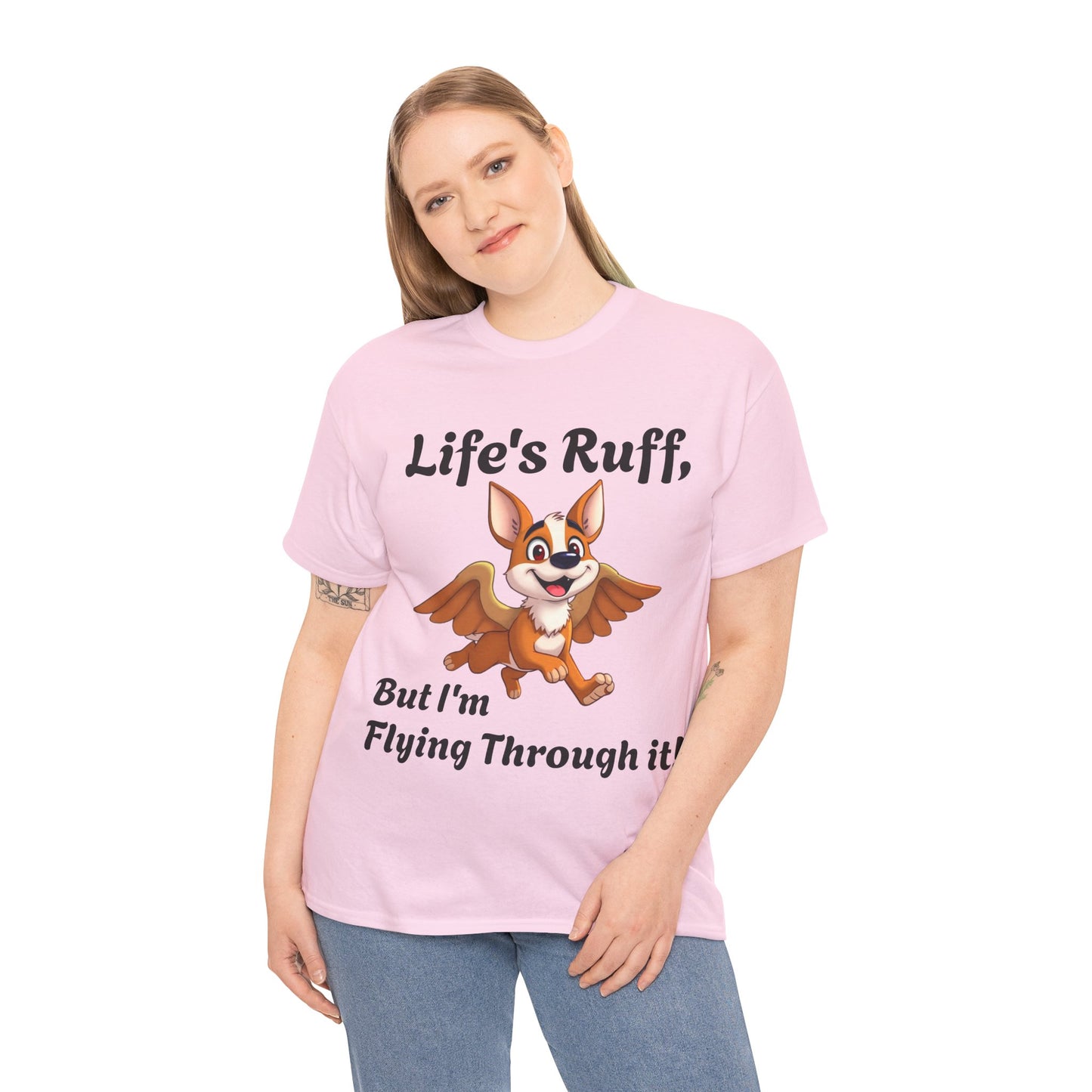 Life's Ruff Tee - Fun Dog Design for Animal Lovers - Pets Bargains