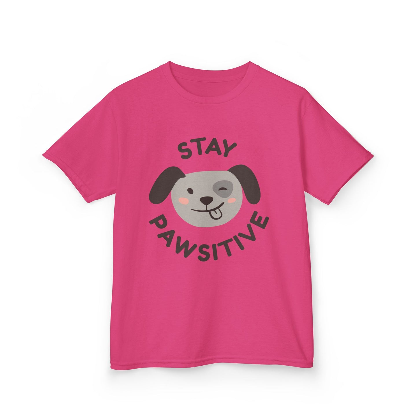 Fantastic Stay Pawsitive Kids T Shirt - Pets Bargains