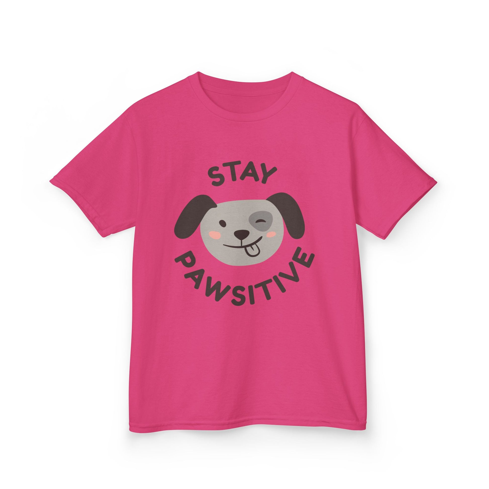 Fantastic Stay Pawsitive Kids T Shirt - Pets Bargains