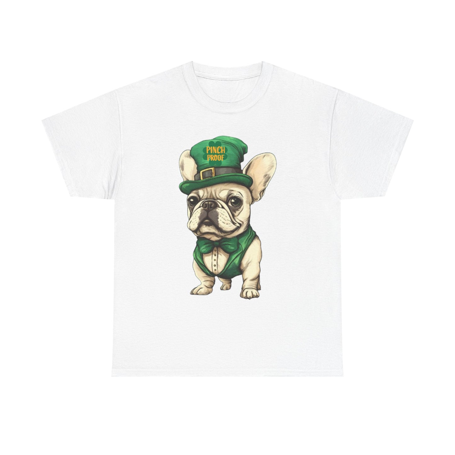New Arrival-St Patrick's French Bulldog Tee - Pets Bargains
