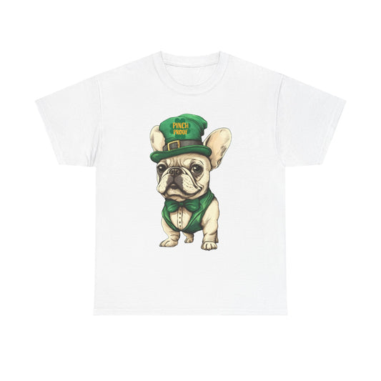 New Arrival-St Patrick's French Bulldog Tee - Pets Bargains