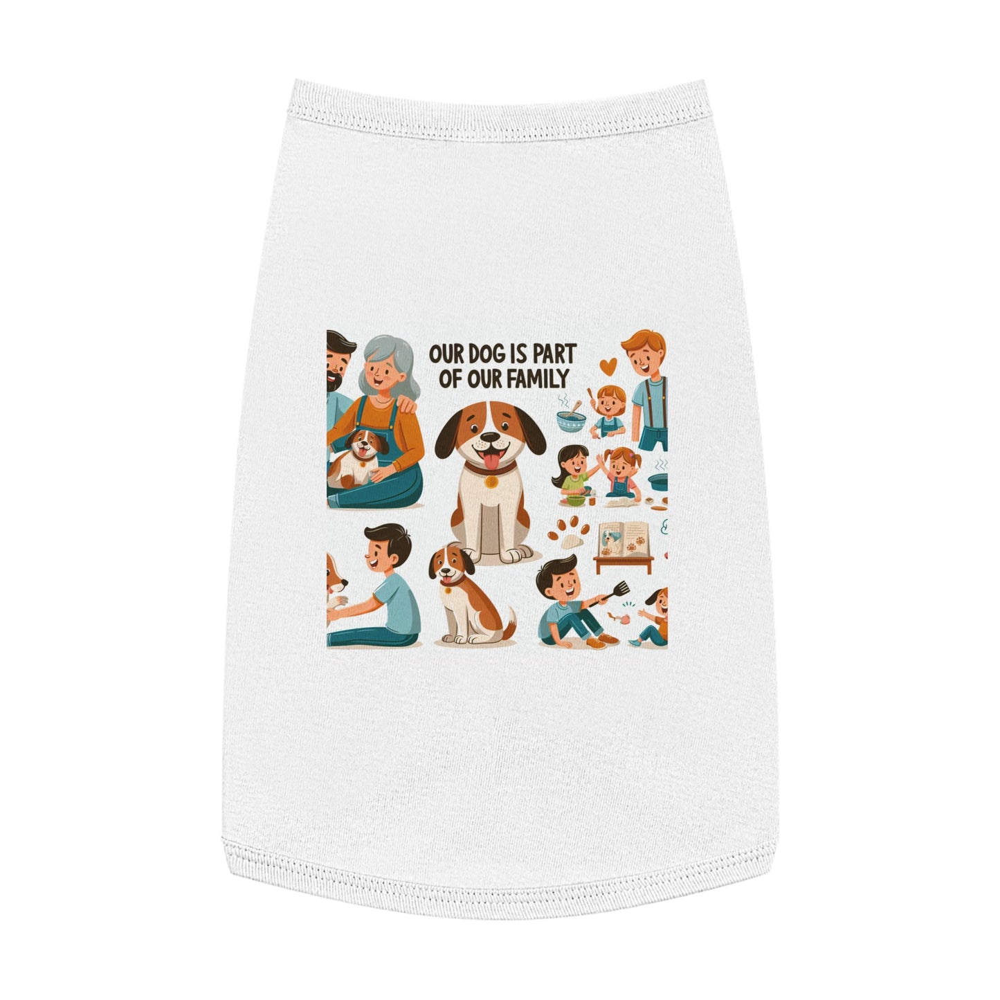 Our Dog is part of our Family- Exclusive Dog Tank Top is finally here. - Pets Bargains