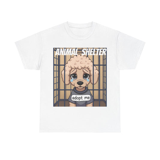 Adopt a Pet, Poodle Animal Shelter T Shirt - Pets Bargains