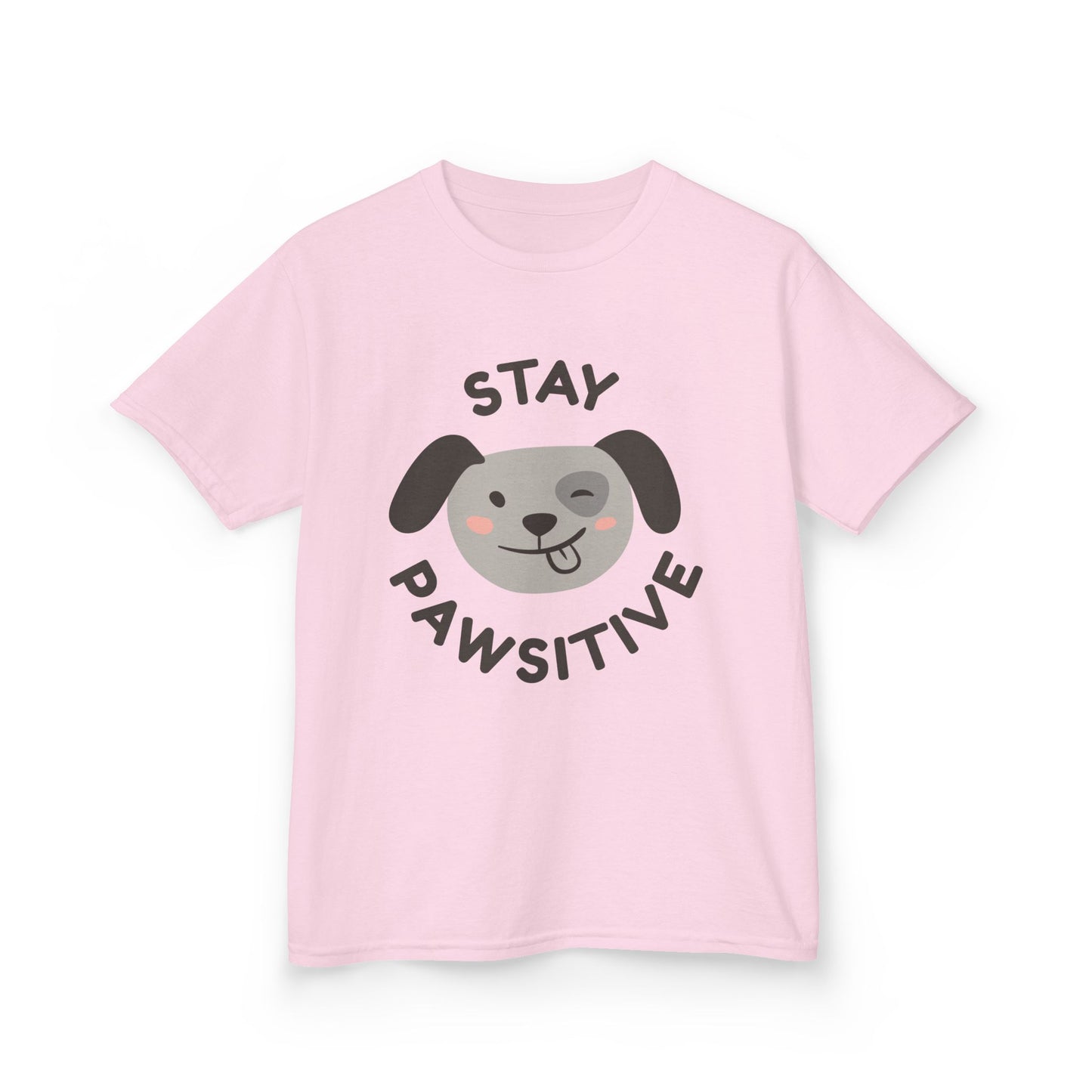 Fantastic Stay Pawsitive Kids T Shirt - Pets Bargains