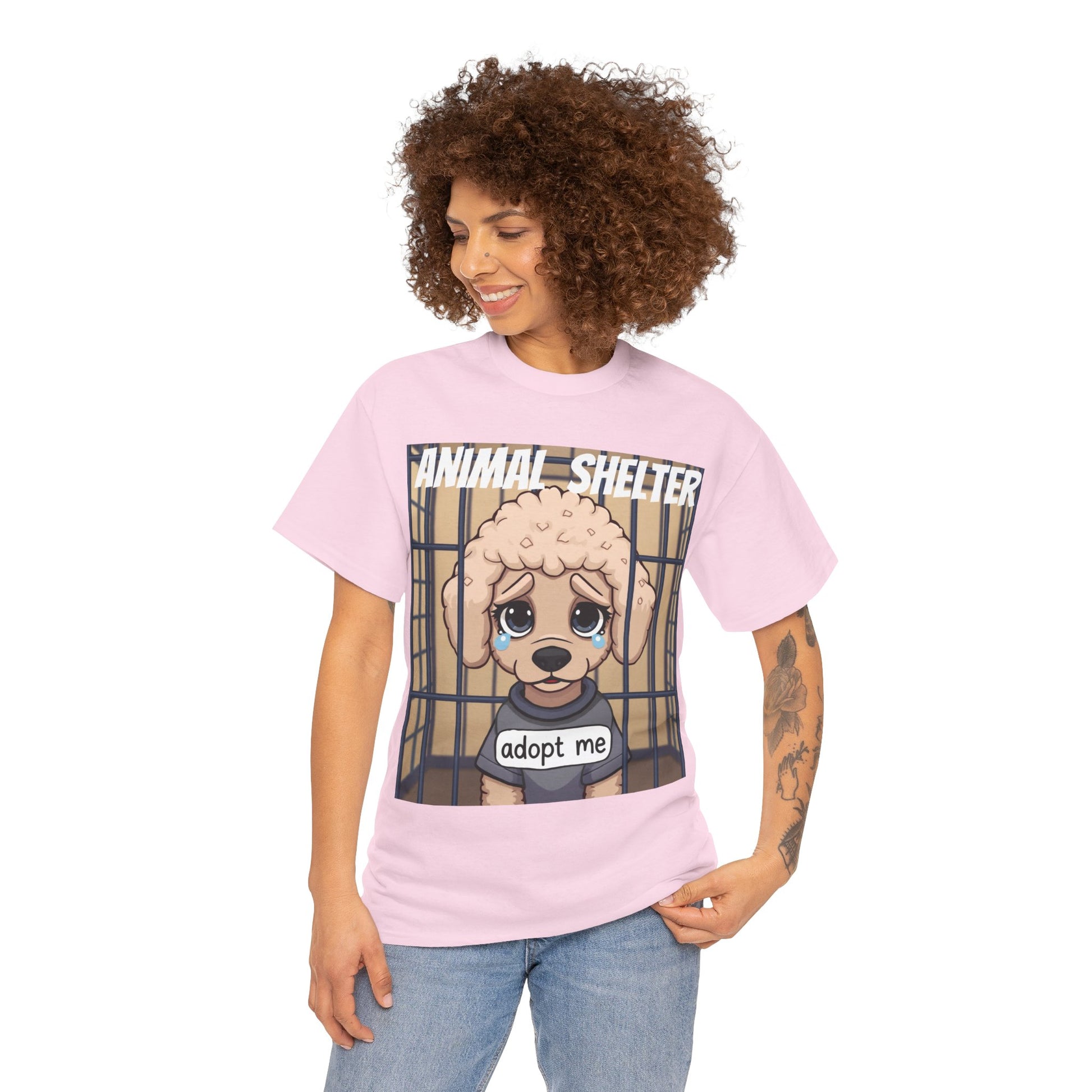 Adopt a Pet, Poodle Animal Shelter T Shirt - Pets Bargains
