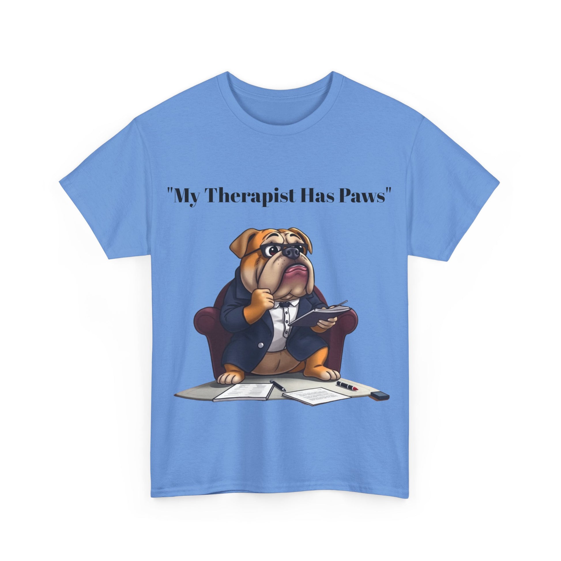 My Therapist Has Paws- Exclusive T Shirt only at Pets Bargains - Pets Bargains