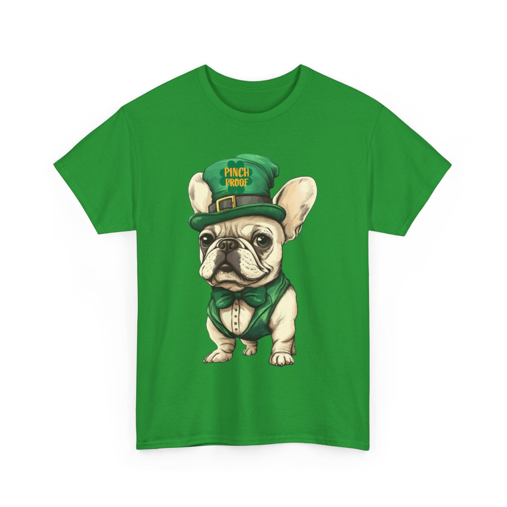 New Arrival-St Patrick's French Bulldog Tee - Pets Bargains