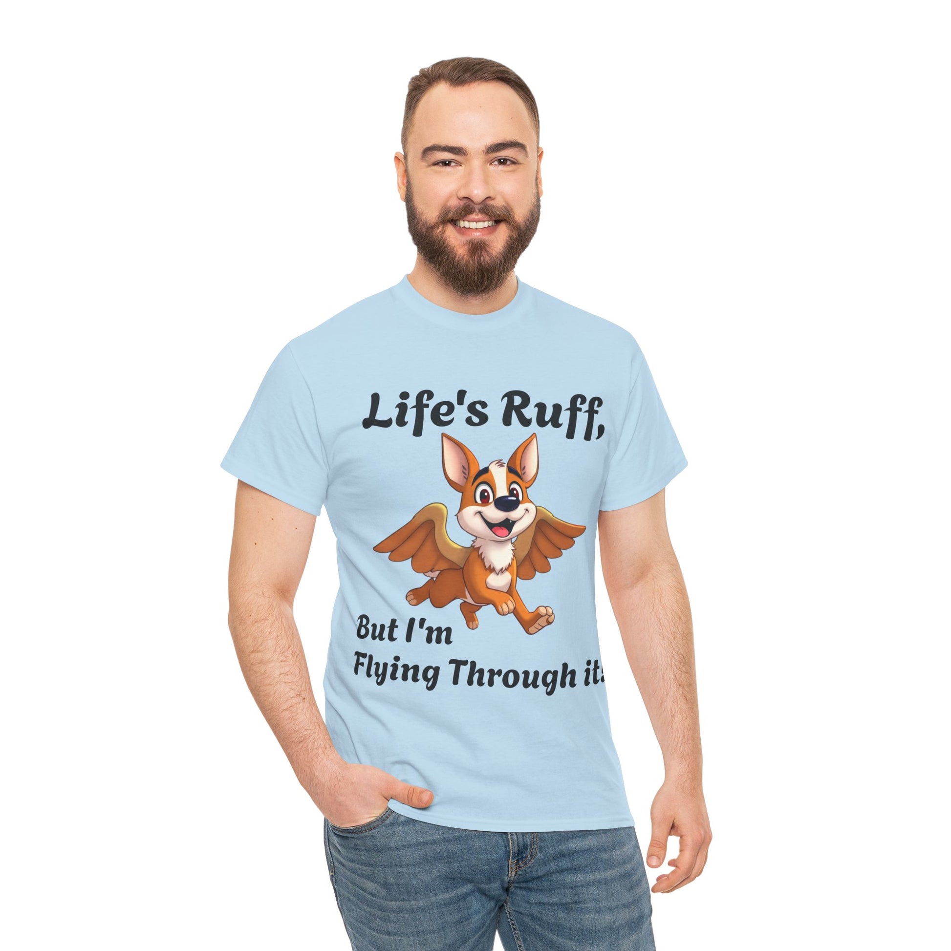 Life's Ruff Tee - Fun Dog Design for Animal Lovers - Pets Bargains